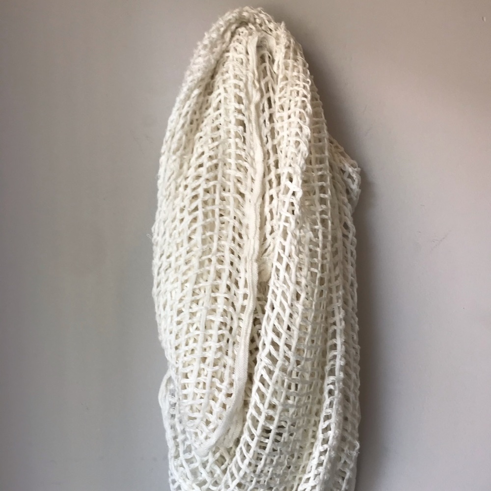 Cream Vera Wang Infinity Scarf